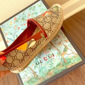 Gucci Leather trimming espadirelles